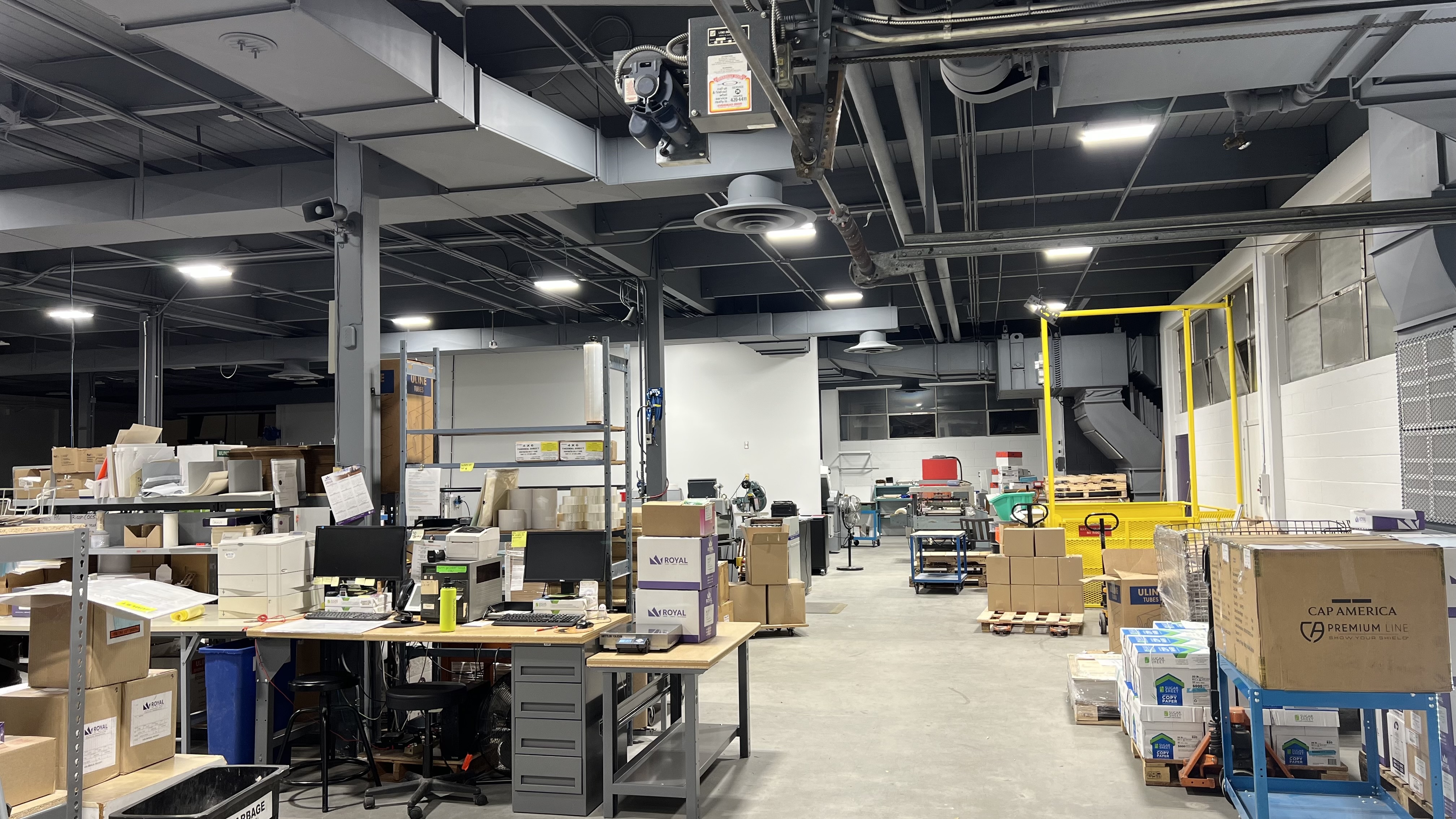 Commercial warehouse painting category preview